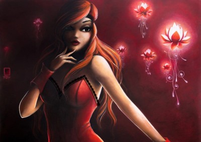 Grafika 2000 - Misstigri: Red Light Flower