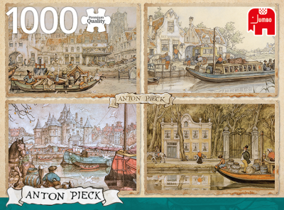 Jumbo 1000 - Anton Pieck - Canal Boats (Łodzie kanałowe)