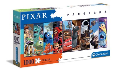Clementoni 1000 - Postacie z kreskówek Disney/Pixar panorama