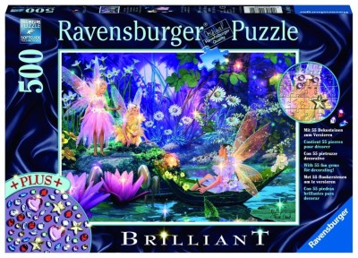 Ravensburger  500 - Brilliant, Fairy with Butterflies (W bajkowym lesie)