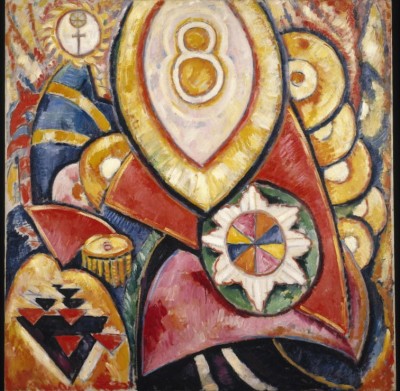 Grafika 1500 - Marsden Hartley : Painting No. 48, 1913 (Obraz nr 48)