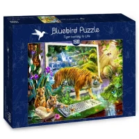 Bluebird Puzzle 1500 - Tiger, Coming to life (2).jpg
