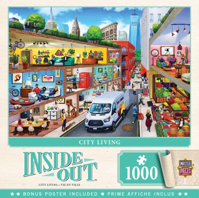 Master Pieces 1000 - Inside Out - City Living