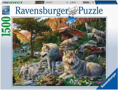 Ravensburger 1500 - Wolves in the Spring