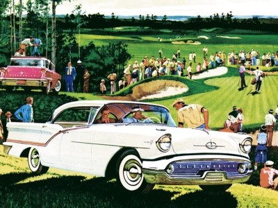 New York Puzzle Company 1000 - General Motors - On The Green