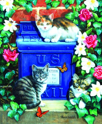 SunsOut 1000 - Mail Box Kittens