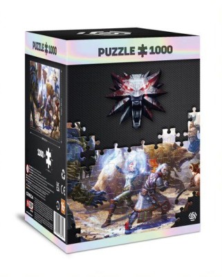Good Loot Puzzle 1000 - Wiedźmin: Geralt & Triss in Battle