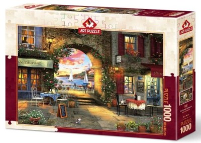 Art Puzzle 1000 - The Seaside Restaurant