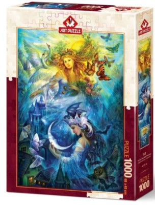 Art Puzzle 1000 - The Day and Night Princesses