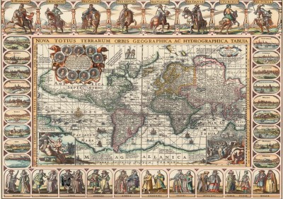 Art Puzzle 1000 - Ancient World Map