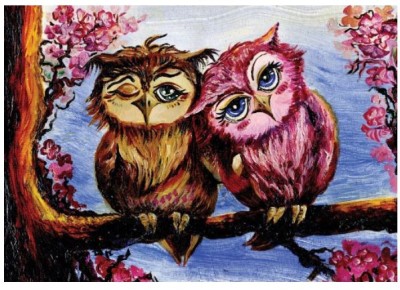 Art Puzzle 1000 - Owls in Love