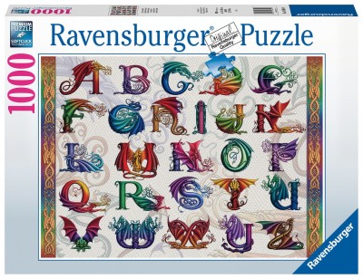 Ravensburger 1000 - Dragon Alphabet (Alfabet smoków)
