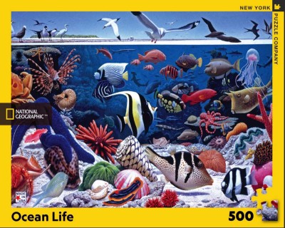 New York Puzzle Company 500 - National Geographic - Ocean Life