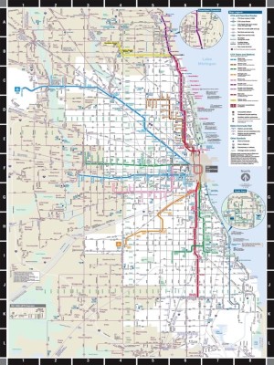 New York Puzzle Company 500 - Chicago Transit Map