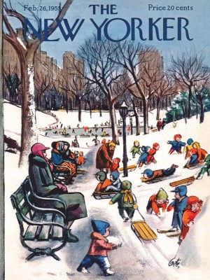 New York Puzzle Company 500 - Sledding in the Park