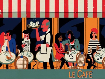 New York Puzzle Company 500 - Le Cafe