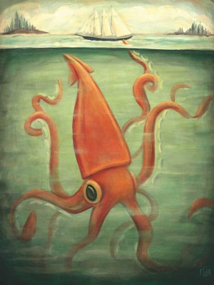 New York Puzzle Company 500 - Kraken Underneath