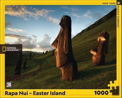 New York Puzzle Company 1000 - National Geographic - Rapa Nui Easter Island