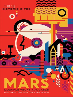 New York Puzzle Company 1000 - Visit Mars