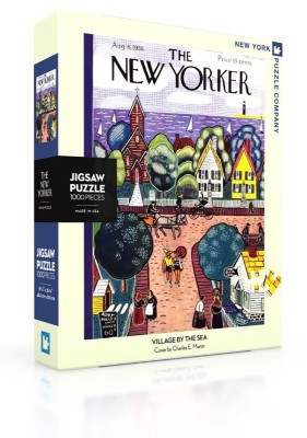 New York Puzzle Company 1000 - Village by the Sea