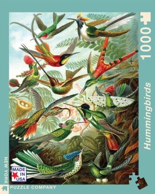 New York Puzzle Company 1000 - Hummingbirds