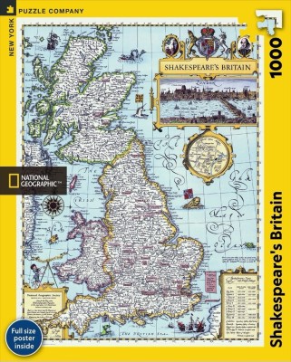 New York Puzzle Company 1000 - National Geographic - Shakespeare's Britain