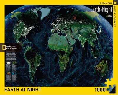 New York Puzzle Company 1000 - National Geographic - Earth at Night