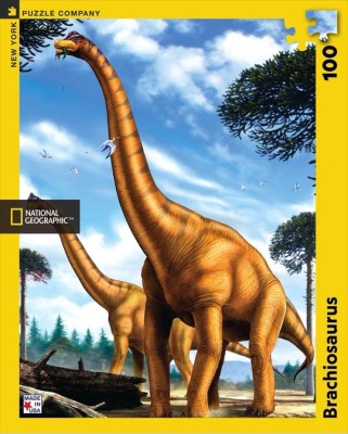 New York Puzzle Company  100 XXL - National Geographic - Brachiosaurus