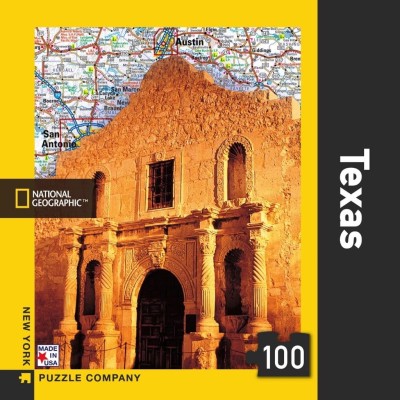 New York Puzzle Company  100 - National Geographic - Texas Mini