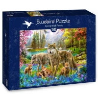 Bluebird Puzzle 1500 - Spring Wolf Family (2).jpg