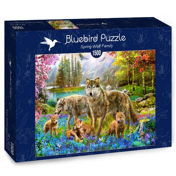 Bluebird Puzzle 1500 - Spring Wolf Family (2).jpg