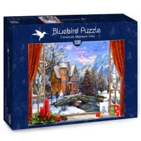 Bluebird Puzzle 1500 - Christmas Mountain View (2).jpg