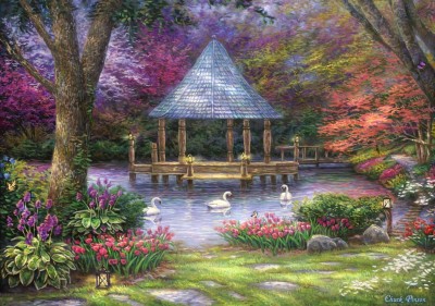 Grafika 1500 - Chuck Pinson - Swan Pond