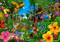 Bluebird Puzzle 1500 - Jungle Sunrise.jpg