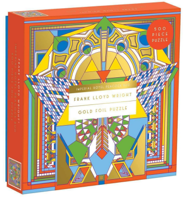 Galison 500 - Frank Lloyd Wright, Hotel imperial peacock rug