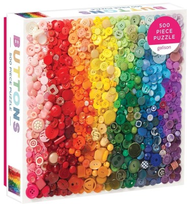 Galison 500 - Julie Seabrook, Rainbow Buttons