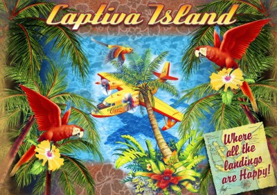 Bluebird Puzzle 1500 - Parrot Palm Clipper