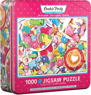 Eurographics 1000 - TIN Metal Box - Cookie Party