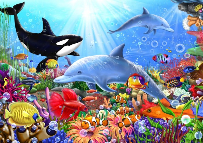 Bluebird Puzzle 1500 - Bright Undersea World.jpg