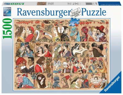 Ravensburger 1500 - Sveta Dorosheva, Love Through the Ages (Historia miłoŚci)