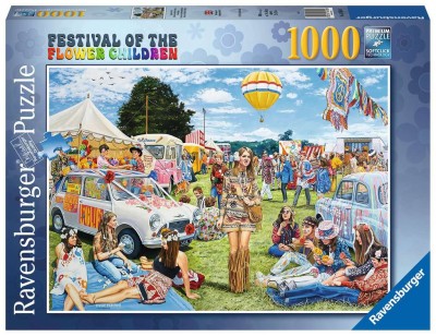 Ravensburger 1000 - Festival of the Flower Children