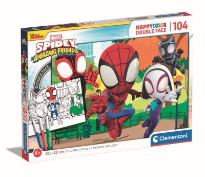 Clementoni 104 - Spidey i Przyjaciele dwustronne