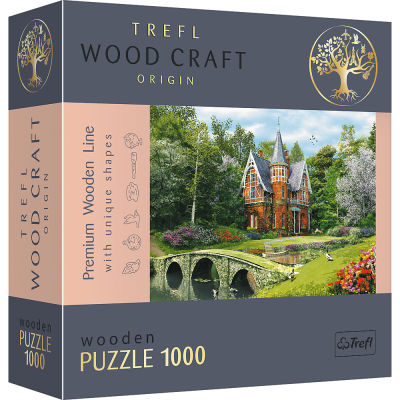 Trefl 1000 drewniane - Wood Craft, Wiktoriański dom