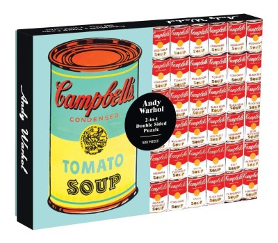 Galison 500 dwustronne - Andy Warhol Soup Can
