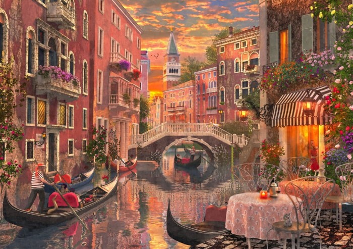 Bluebird Puzzle 1500 - An Evening Sunset In Venice.jpg