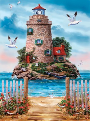 SunsOut 1000 - Linda Picken - Island Lighthouse