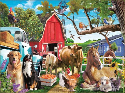 SunsOut 1000 - Rafael Trujillo - Gathering in the Farmyard
