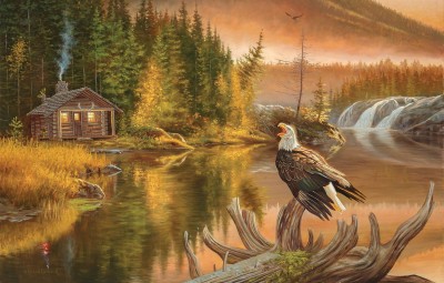 SunsOut 1000 - Lambson Wildlife Art - Merica