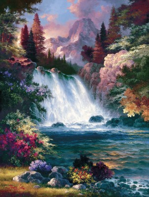 SunsOut 1000 - Sunrise Falls Spring