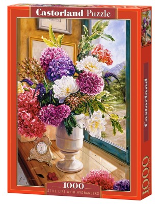 Castorland 1000 - Still Life with Hydrangeas